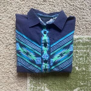 Roper Aztec Patterned Button Down